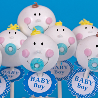 Popcakes bébé garçon