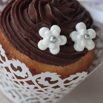 Cupcake chocolat cerises